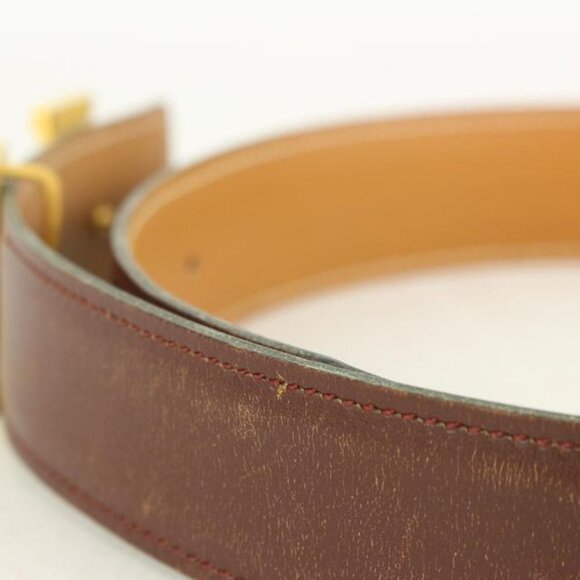 Hermès Brown x Gold 32mm Reversible H Logo Belt main image 9